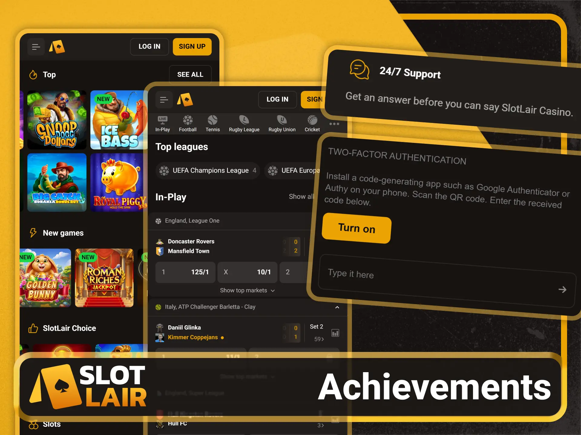 Review the top gaming milestones on the Slotlair official platform.