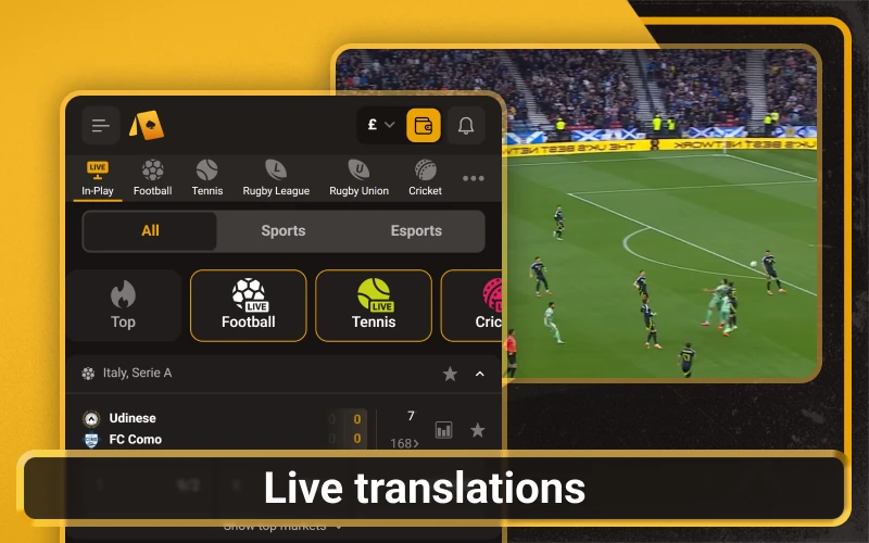 Watch high quality live streams on the Slotlair official app.