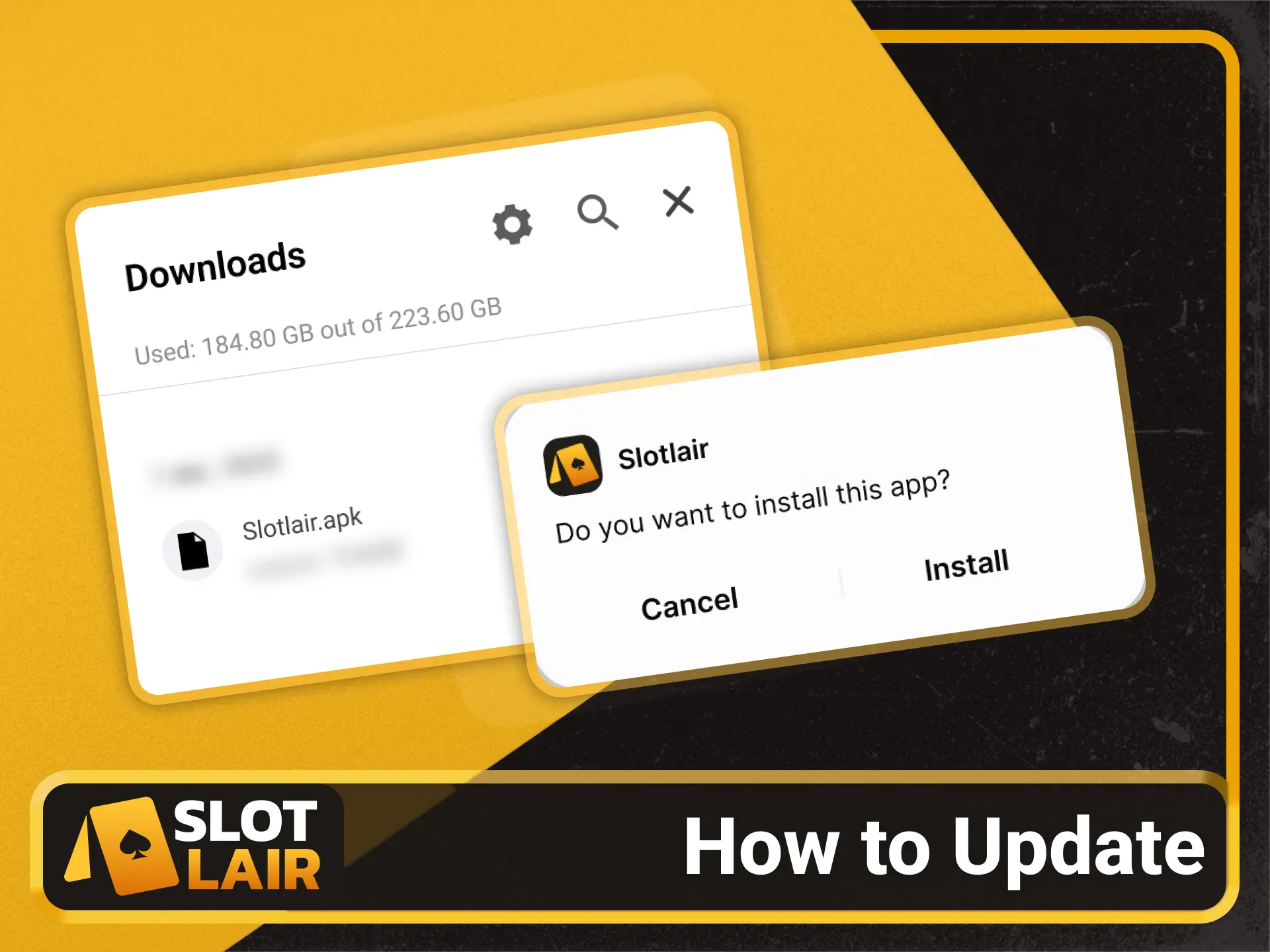 Download the latest app update on the Slotlair official site.
