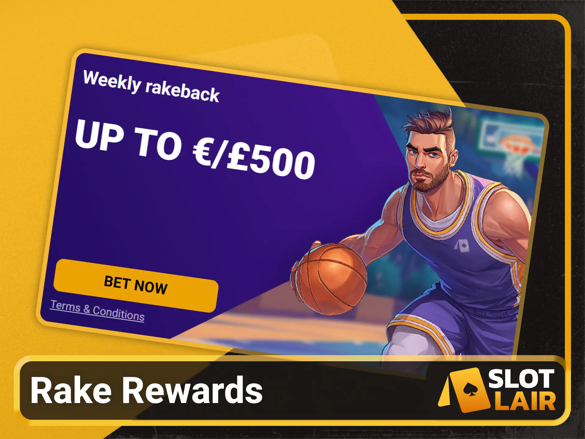 Earn consistent rake rewards through the Slotlair official.