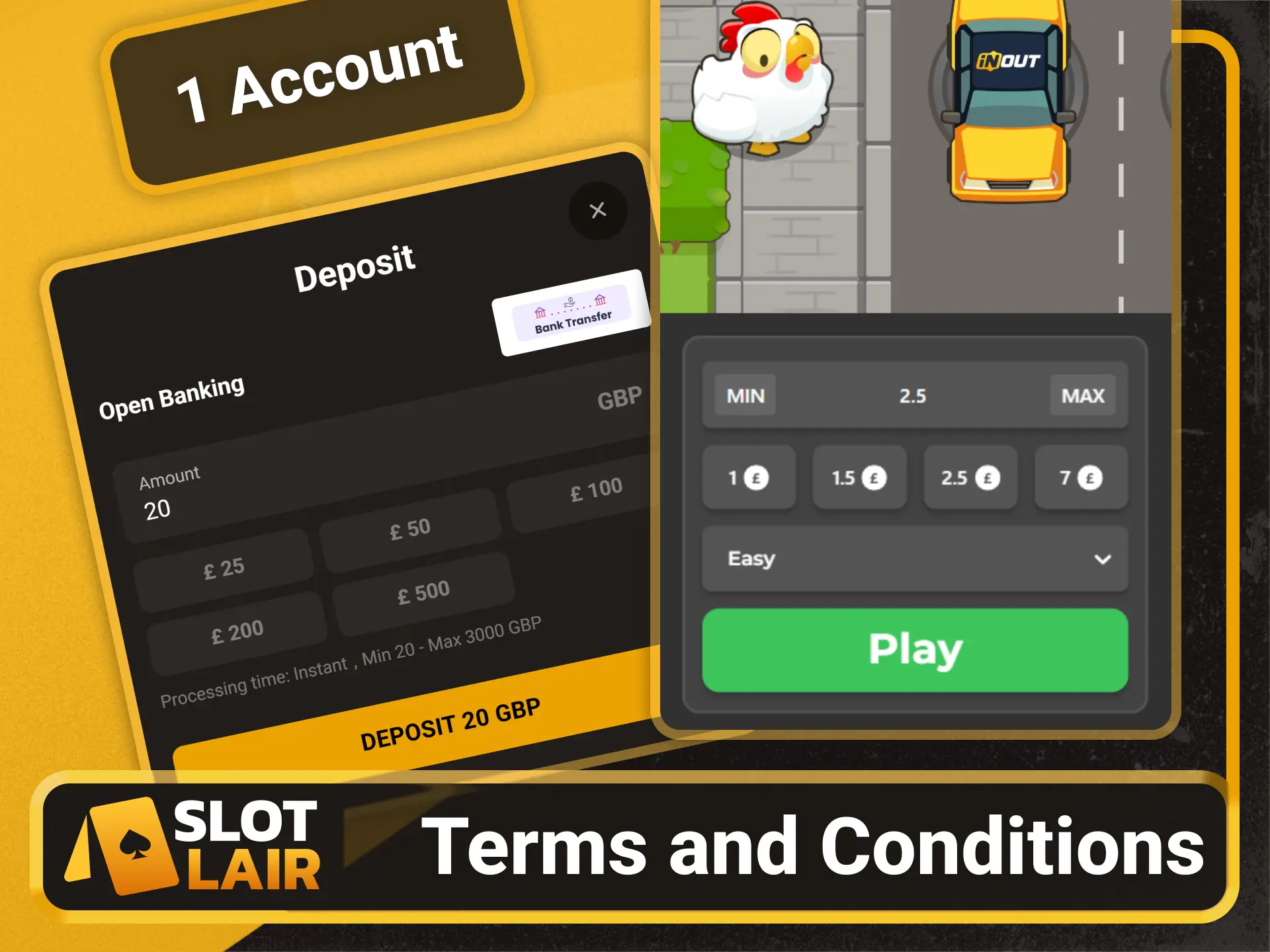 Read the promo code usage rules on Slotlair official portal.